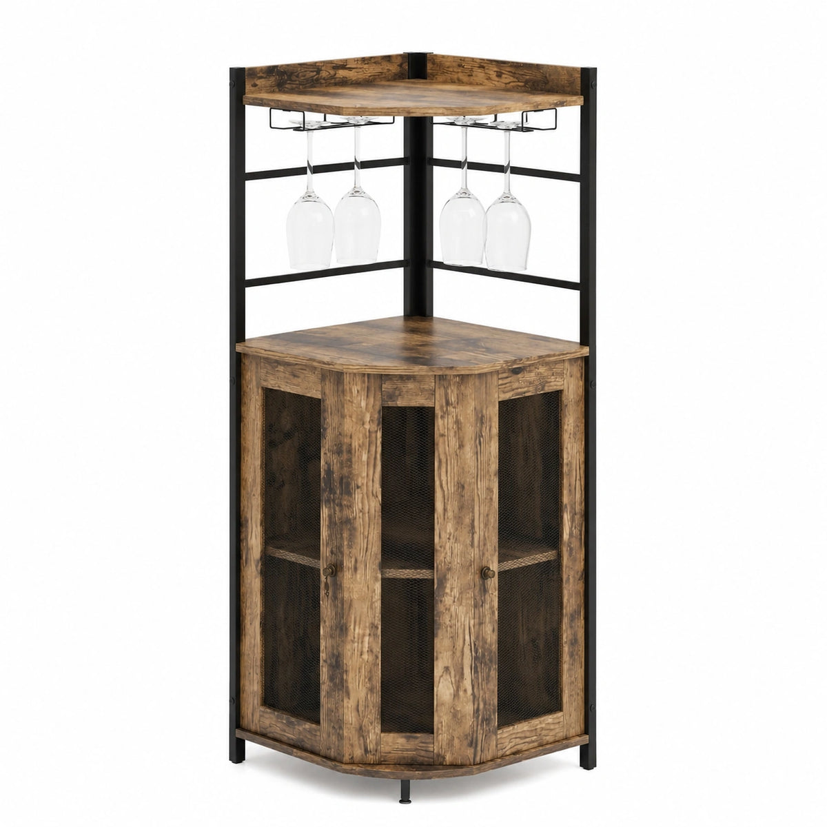 Schrank – 46 × 46 × 130 cm, Industriestil, für Küche