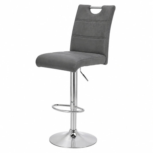 Barhocker – 2er-Set, Anthrazit