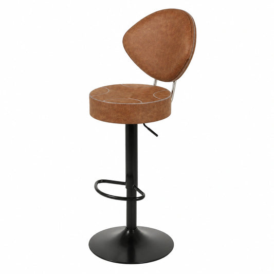 Barhocker – 3er-Set, Braun