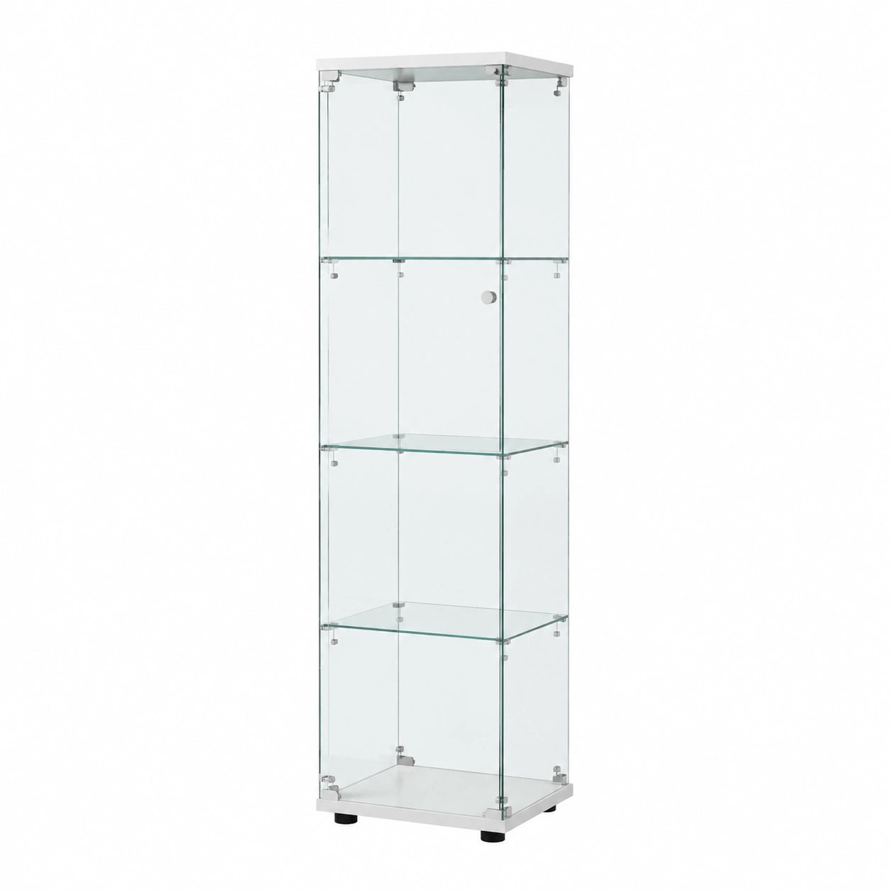 Schrank – moderner Stil, mit LED-Beleuchtung, mit mehreren Türen, mit Ablagen, aus Glas, für Wohnzimmer, Schlafzimmer und Büro